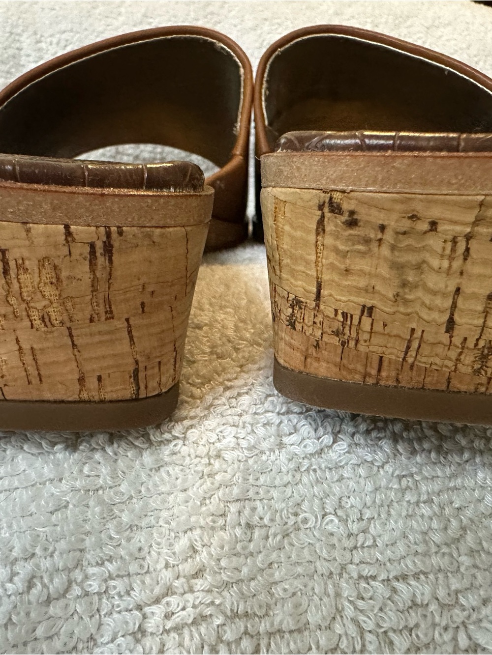 Sam Edelman Brown Leather Slide Sandals - Picture 5 of 6